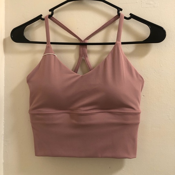 HALARA Tops - SOLD - Halara In My Feels Crisscross Cut Out Cropped Cami - Size Small - Pink